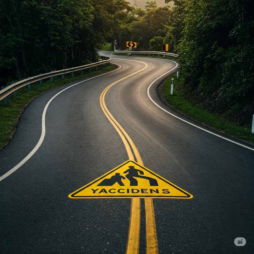 Accidentes: en Rectas o Curvas